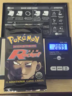 20.99 Heavy!U 1st Edition Team Rocket Booster Pack WoTC Pokemon 742818061742 - Image 1