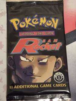20.99 Heavy!U 1st Edition Team Rocket Booster Pack WoTC Pokemon 742818061742 - Image 4