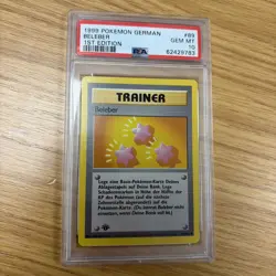 1999 POKEMON GERMAN 1ST ED #89 BELEBER PSA 10 - Image 1