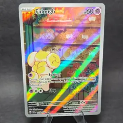 Pokemon TCG SV01 Scarlet & Violet Fidough 213/198 Illustration Rare Holo - Image 1
