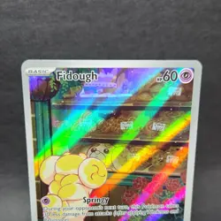 Pokemon TCG SV01 Scarlet & Violet Fidough 213/198 Illustration Rare Holo - Image 2