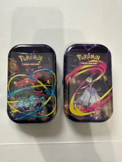Pokemon TCG Mega Evolution Heroes Mini Tin Lot of 2 Sealed New & Shipped Free - Image 1