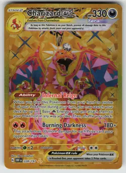 Charizard ex - Hyper Rare SV03: Obsidian Flames 228/197 Pokemon - Image 1