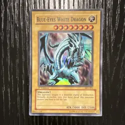 Konami Yu-Gi-Oh! Blue-Eyes White Dragon SKE-001 Super Rare 1st Edition - Image 1