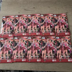 10x One Piece Card Game EB-03 One Piece Heroines Edition Sleeved Booster Pack - Image 1