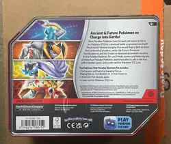 Pokemon Paradox Destinies Gouging Fire ex Tin - Image 2