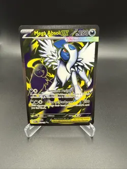 Pokemon Mega Absol ex 161/132 Me01: Mega Evolution Ultra Rare Full Art Holo NM - Image 1
