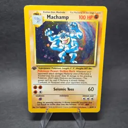 Pokemon TCG Deck Exclusives Machamp 1st Edition 8/102 Holo Rare 100 HP Stage 2 - Image 1