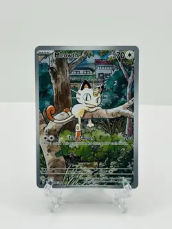 🔥Pokemon TCG-Meowth-106/094-Me02: Phantasmal Flames-Holo-M/NM!🔥 - Image 1