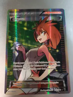 Brigette (Full Art) 161/162 Breakthrough Holo Supporter Pokemon - Image 1