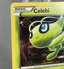 CELEBI 2017 POKEMON Black Star Promo COSMOS #XY187 - HD GALAXY SWIRL NM/LP #9 - Image 1