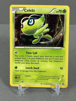 CELEBI 2017 POKEMON Black Star Promo COSMOS #XY187 - HD GALAXY SWIRL NM/LP #9 - Image 2