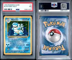1999 Pokemon Base Set BLASTOISE HOLO 2/102 PSA 7 NM Near MINT Rare - New Slab - Image 2