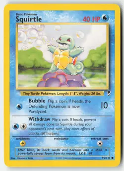 Pokemon - Squirtle #95/110 - Legendary Collection Common - Image 1