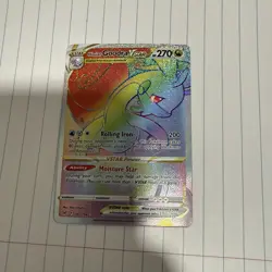 Hisuian Goodra VSTAR 202/196 Secret Rare Rainbow Pokemon 2022 Lost Origin NM - Image 1