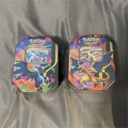 Pokemon TCG Charizard ex Promo Tin Box Set of 2 English by The Pokemon Company - Image 1