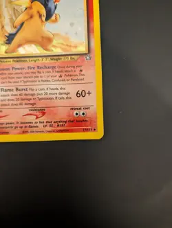 Pokemon Typhlosion 17/111 Neo Genesis Rara Holo ENG FIRST EDITION - Image 4