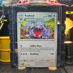 Exploud Paradox Rift Pokemon TCG 150/182 Scarlet & Violet SV04 Uncommon - Image 1