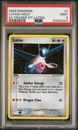 Pokemon Latios Holo - EX Trainer Kit - 2/10 - PSA 9 - Image 1