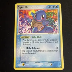 2006 Pokemon EX Crystal Guardians Squirtle #64/100 - Image 1
