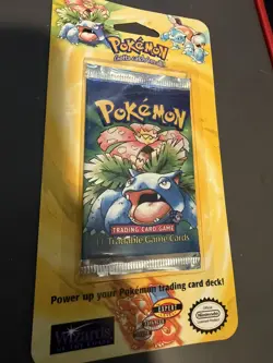 Heavy Factory Sealed Shadowless Pokemon Blister Pack - Image 1