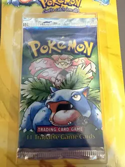 Heavy Factory Sealed Shadowless Pokemon Blister Pack - Image 2