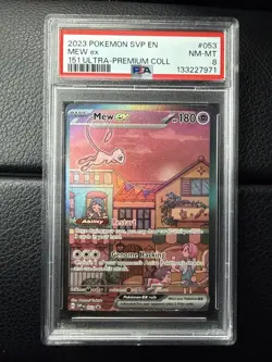 Pokemon 2023 SVP en 151 Ultra Premium Mew EX Collection #053 PSA 8 NM-MT - Image 1