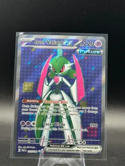 Pokemon TCG Iron Valiant ex 225/182 SV04: Paradox Rift Holo - Image 1