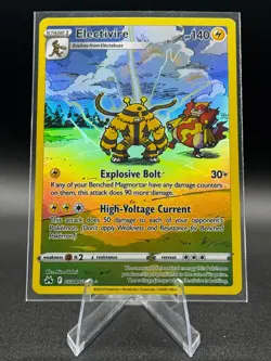 Electivire GG08/GG70 Crown Zenith: Galarian Gallery Holo Pokemon TCG - Image 1