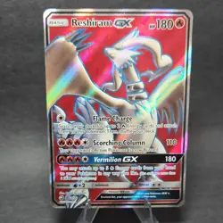Pokemon TCG Dragon Majesty Reshiram GX 65/70 Ultra Rare Full Art Holo - Image 1