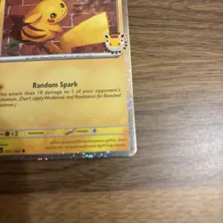 Pikachu 051 /162 Stamped 2026 Pokemon Day 30th Anniversary Promo Cosmos w/ SWIRL - Image 5