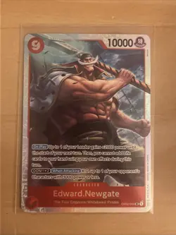Edward.Newgate (004) OP02-004 Paramount War Foil English NM One Piece TCG - Image 1