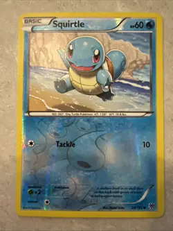 Squirtle 24/135 Plasma Storm Reverse Holo Pokemon Card 2012 - LP - Image 1