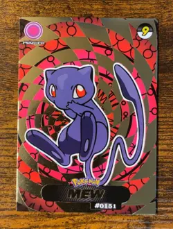 Shadow Mew #0151 Gold Holo Crystal Collection 2024 Pokemon Non-TCG Card - Image 1