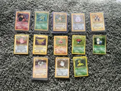 Vintage Pokemon Card Lot – Holo Cards – Zapdos, Dark Charizard Laminated - Image 1