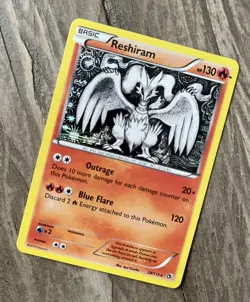 Pokemon Card Reshiram 28/113 Holo B&W Legendary Treasures - Image 2