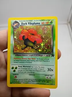 Vintage Pokemon TCG Dark Vileplume 13/82 Team Rocket 2000 Holo Card - Image 1