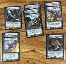 Duel Masters DM07 Thundercharge of Ultra Destruction 9 Card Lot MP-LP - Image 1