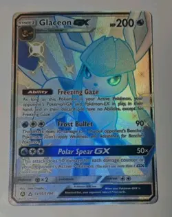 Glaceon GX SV55/SV94 Hidden Fates: Shiny Vault Pokemon TCG Card M/NM - Image 1
