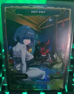 Vcard Awakened Worlds 1st Edition FOIL #262/250 Support Card Hot Pot - Image 1