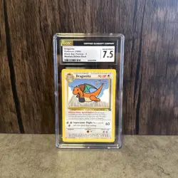 CGC 7.5 Dragonite 1999 Black Star Promo 5 WB Movie Pokemon Card - Image 1
