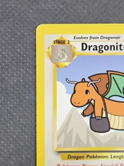 1999 Pokemon Dragonite #5 Black Star Promo WB First Movie Stamped Card TCG WoTC - Image 4