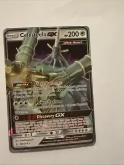 Pokemon TCG Celesteela GX Holo Ultra Rare Card Unbroken Bonds 163/214 - Image 1