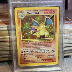 Charizard Base Set 1999 4/102 PSA VG 3 Holo Rare Pokemon TCG Card - Image 1