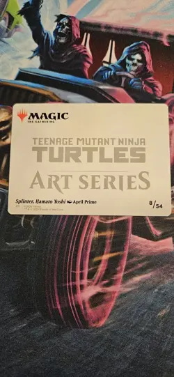 MTG TMNT ART SERIES 8/54 Splinter, Hamato Yoshi - Image 2