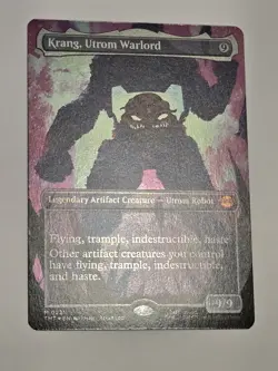 BRAND NEW Magic The Gathering: Krang, Utrom Warlord (Borderless) TMNT *foil* - Image 3