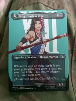 MTG Fang, Fearless l'Cie (Borderless) Final Fantasy Regular 0381 MINT FRESH - Image 1