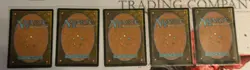 Magic the Gathering - Set of FOIL Pizza Lands - #0253 - 0257 - TMNT - NM/M - Image 2