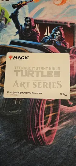 MTG TMNT ART SERIES 10/54 Slash, Reptile Rampager - Image 2