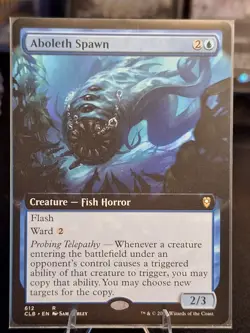 Aboleth Spawn Extended Art MTG Battle For Baldur’s Gate - Image 1
